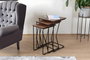 Hanah Home Juego de mesas nido Ren - Walnut